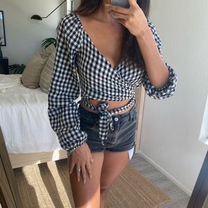 Wrap blouse
